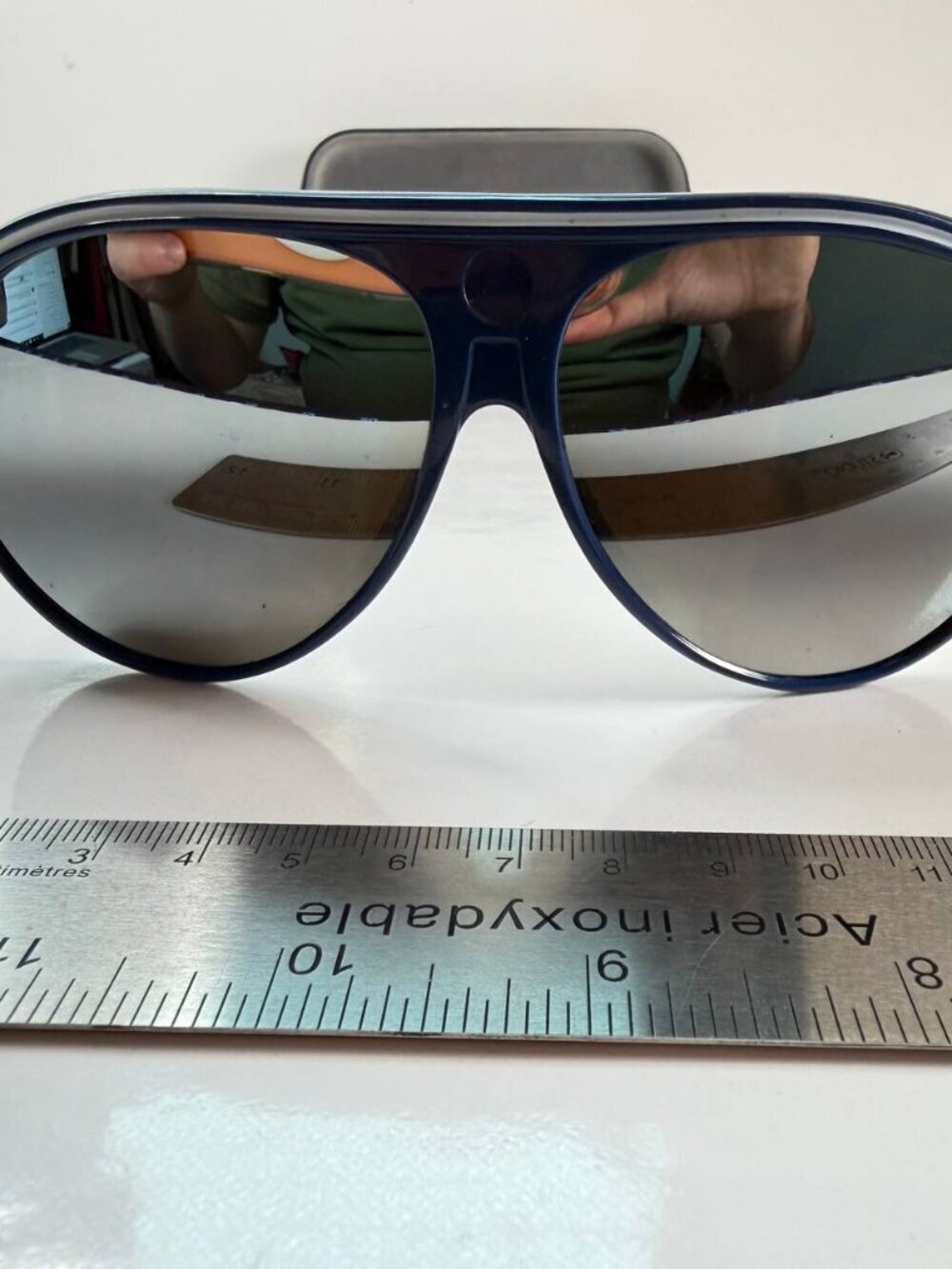 UVEX Beta 41 Sunglasses – Made in Italy – Blue Frame – Vintage Style - Picture 8 of 13